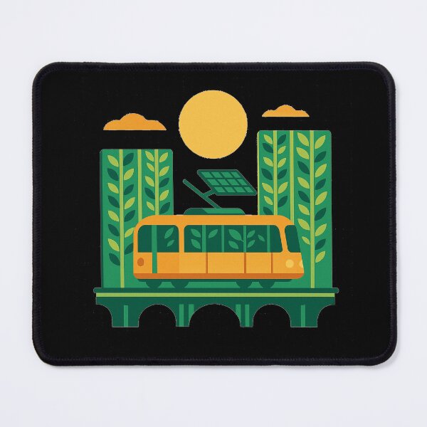 Item preview, Solar Tram & Gardens – Green Transit Street Scene designed and sold by FTS-Studio.