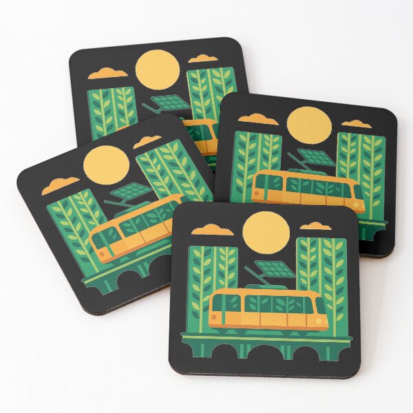 Item preview, Solar Tram & Gardens – Green Transit Street Scene designed and sold by FTS-Studio.