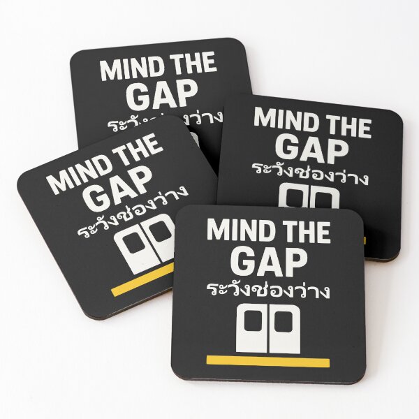 Item preview, Mind the Gap – Bangkok BTS Train Design (English + Thai) designed and sold by pick-o-print.