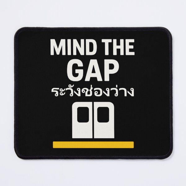 Item preview, Mind the Gap – Bangkok BTS Train Design (English + Thai) designed and sold by pick-o-print.