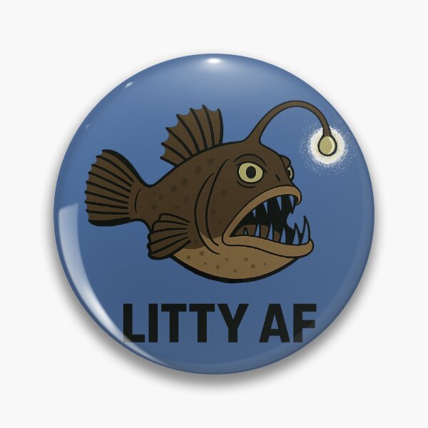 Item preview, Litty AF - Anglerfish designed and sold by Animal Magnetism.