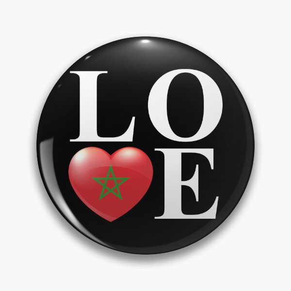 Item preview, I Love Morocco Heart Design – Moroccan Pride Travel Souvenir Gift designed and sold by artworkathome.
