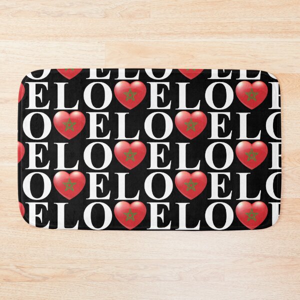 Item preview, I Love Morocco Heart Design – Moroccan Pride Travel Souvenir Gift designed and sold by artworkathome.