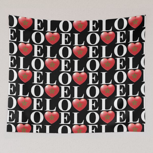Item preview, I Love Morocco Heart Design – Moroccan Pride Travel Souvenir Gift designed and sold by artworkathome.