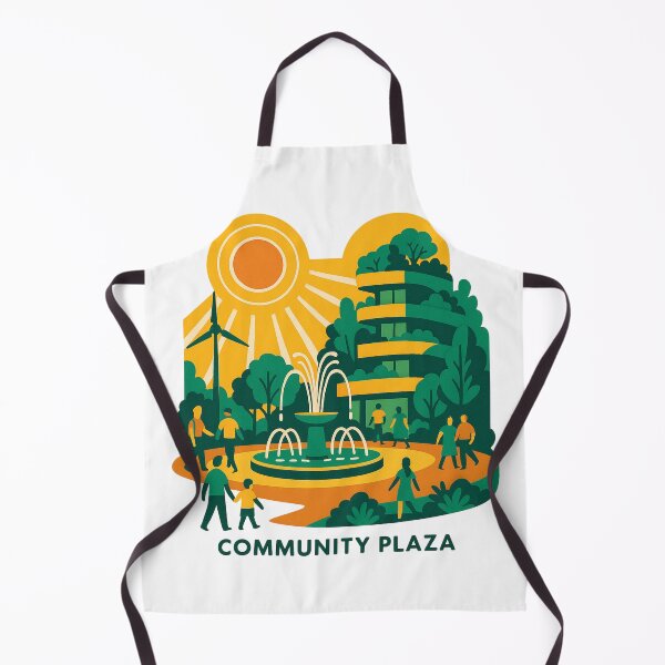 Item preview, Solarpunk Community Plaza – Grow Together designed and sold by FTS-Studio.