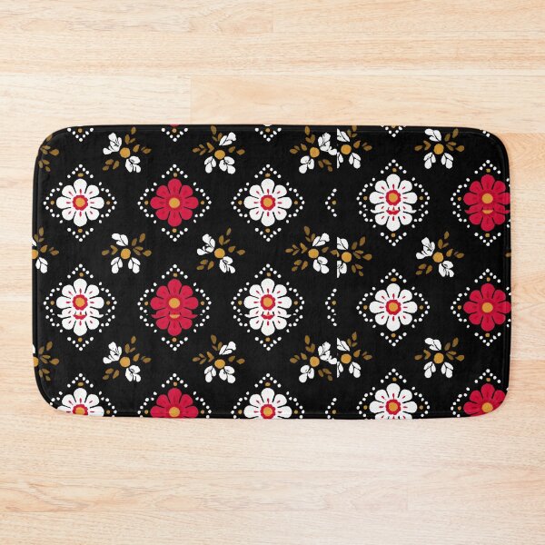 Item preview, Retro carpet flower theme seamless pattern designed and sold by Newrealis.