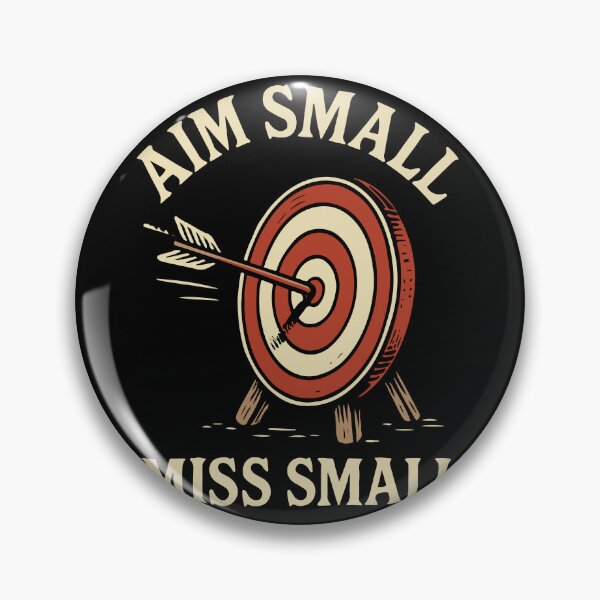 Artikelvorschau, Aim Small Miss Small Bogenschießen Bogenschütze entworfen und verkauft von LuminOrb.