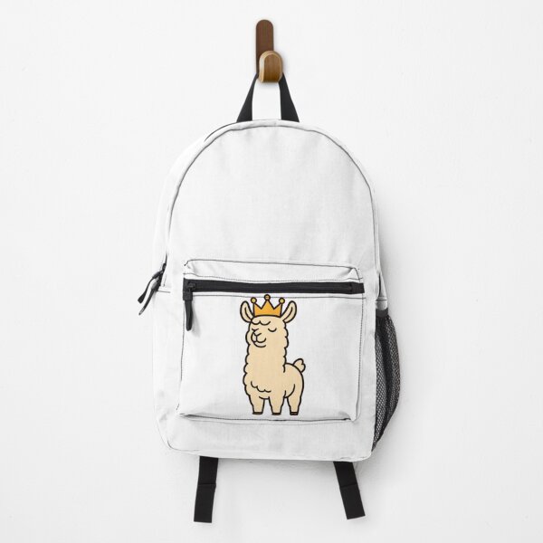 Item preview, Cartoon Llama in a Crown – Cute Royal Animal Cartoon designed and sold by Confuzz1ed.