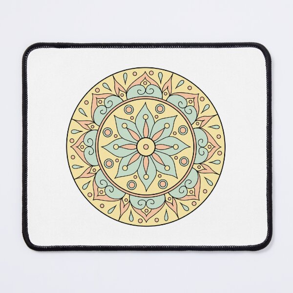 Item preview, Pastel Floral Mandala Illustration designed and sold by Piano-pn.
