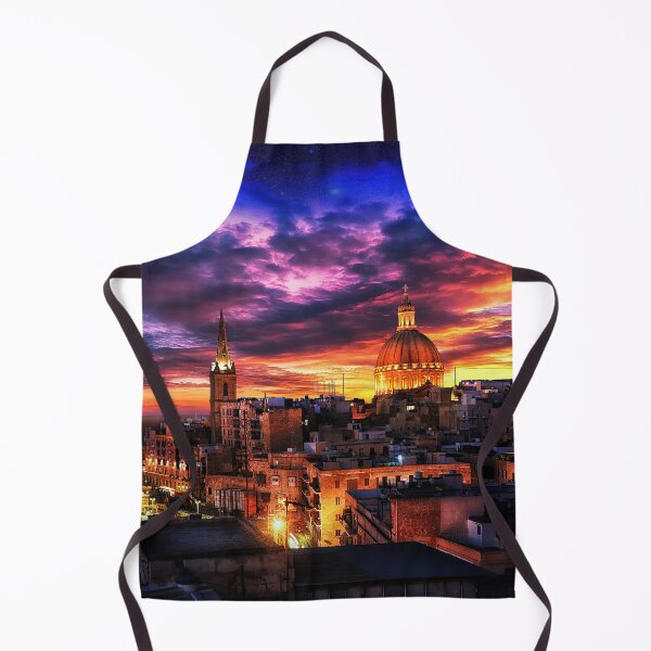 Item preview, Valletta skyline before sunrise - Cityscape photo designed and sold by TheArtistOf2022.
