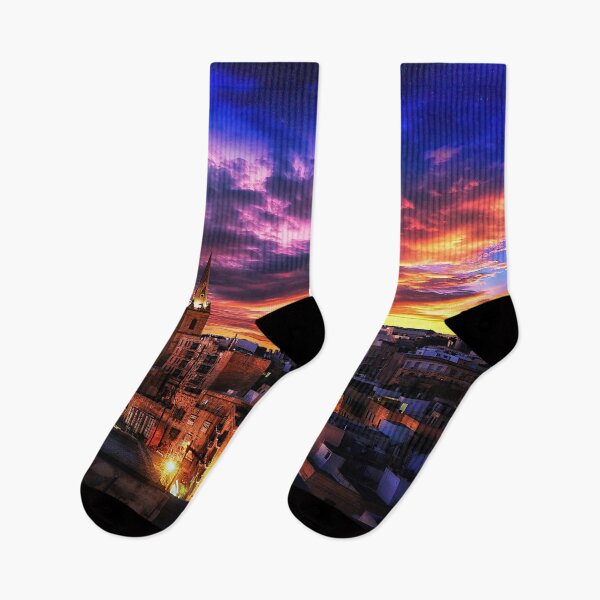 Item preview, Valletta skyline before sunrise - Cityscape photo designed and sold by TheArtistOf2022.
