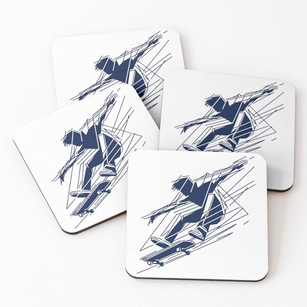 Item preview, Skater Abstract Line Art designed and sold by Lyssarien.