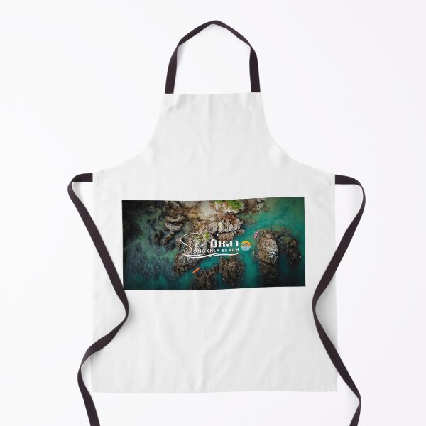 Item preview, Samila Beach Songkhla – Mermaid Statue and Tropical Sea Design designed and sold by See-Sea-Colors.