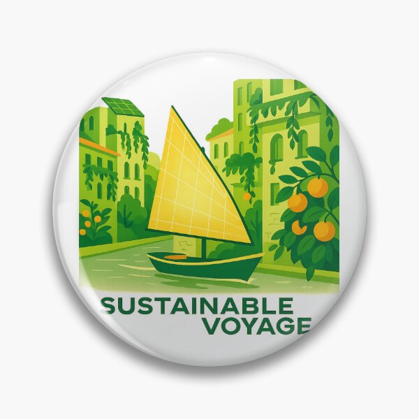 Item preview, Solar Sailboat Journey – Sustainable Voyage designed and sold by FTS-Studio.