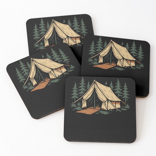 Item preview, Funny Camping Adventure Tent Forest designed and sold by LuminOrb.