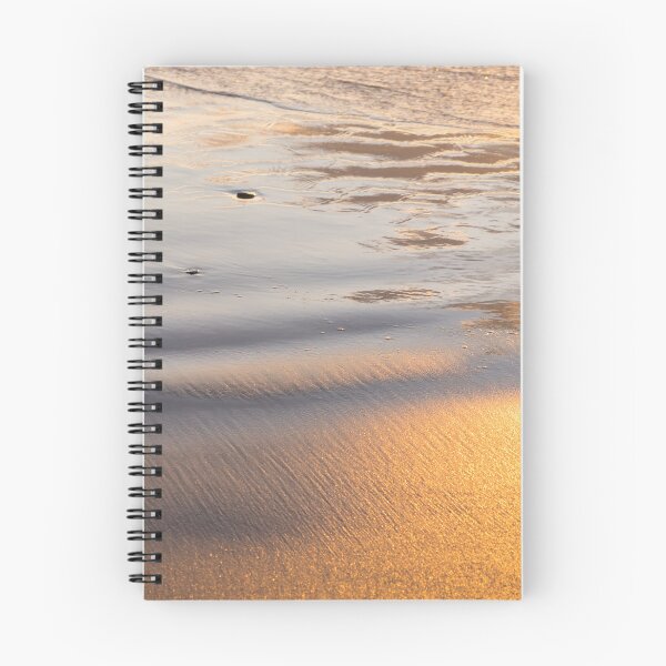 Item preview, Satiny Sunlit Abstract of Waves Sand and Pebbles designed and sold by Georgia Mizuleva.