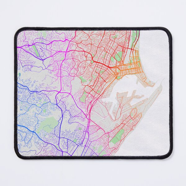 Item preview, Durban City Map of KwaZulu-Natal, South Africa - Colorful designed and sold by deMAP.