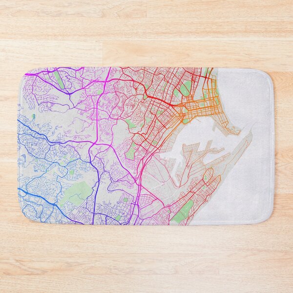 Item preview, Durban City Map of KwaZulu-Natal, South Africa - Colorful designed and sold by deMAP.