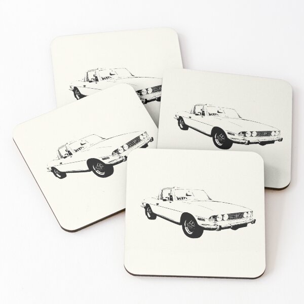 Item preview, Triumph Stag classic 1970s British car front quarter block black designed and sold by soitwouldseem.