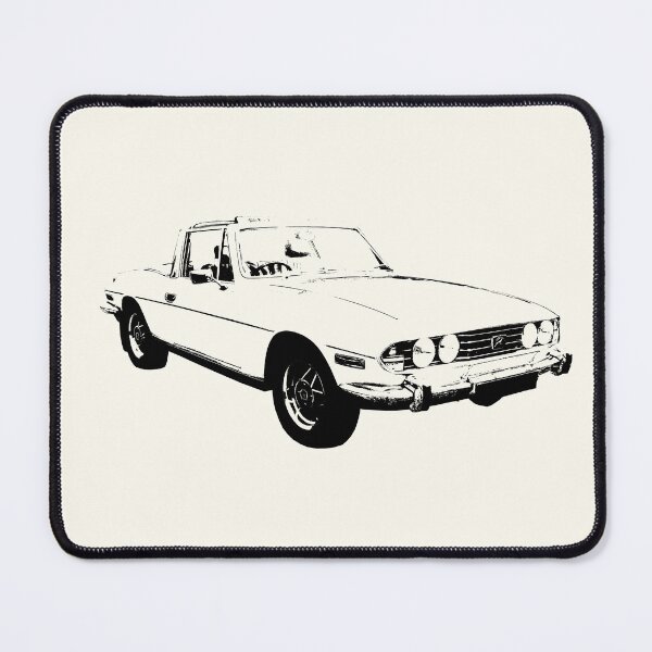 Item preview, Triumph Stag classic 1970s British car front quarter block black designed and sold by soitwouldseem.