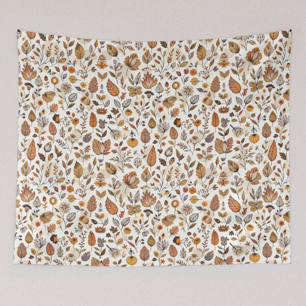 Item preview, A cozy and whimsical autumn pattern designed and sold by Merrylands Artshop.