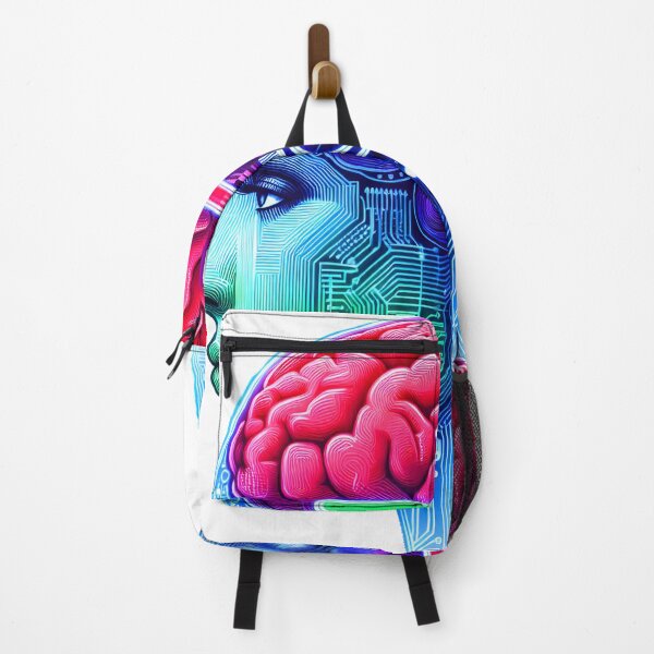 Item preview, 100% Brain Power – Futuristic Digital Mind designed and sold by JokesterTV777.