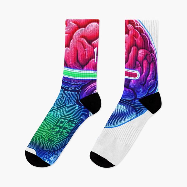 Item preview, 100% Brain Power – Futuristic Digital Mind designed and sold by JokesterTV777.