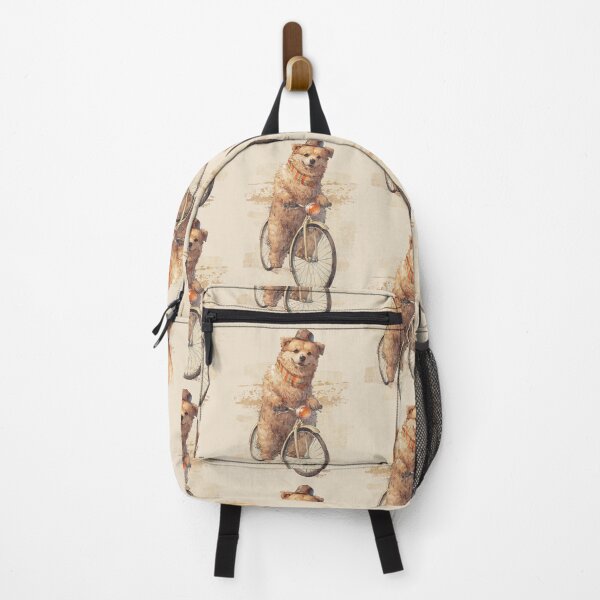 Item preview, Vintage Dog on Bicycle – Cute Retro Illustration designed and sold by collectees1.