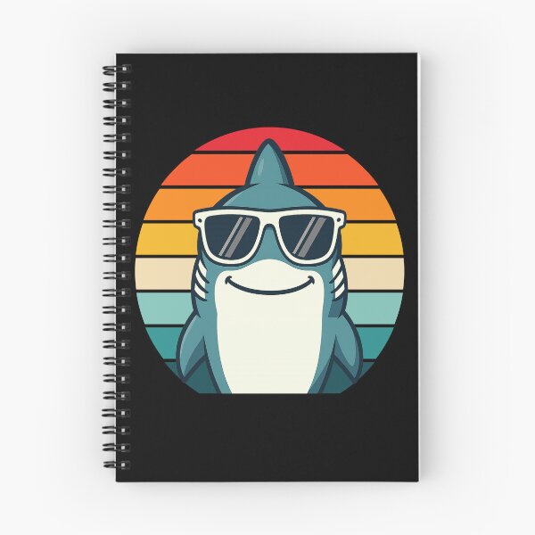 Item preview, Cool retro shark classic vintage 80s vibes funny designed and sold by treasure-crafts.