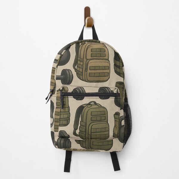 Item preview, Tactical Fitness Equipment Pattern Design designed and sold by GeoWhimsy Studio.