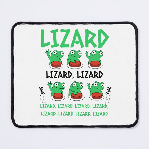 Item preview, Lizard Lizard Lizard Meme, Titok Viral Meme Lizard, Lizard Button Meme designed and sold by wesdesignshop.