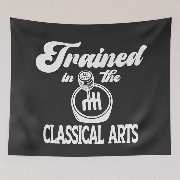 Item preview, Trained In The Classical Arts Funny Manual Transmission Car designed and sold by Colorfulman.