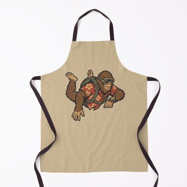 Item preview, Cool Skydiving Extreme Sports Hawaiian Shirt Sasquatch designed and sold by Nathaniel Baker.