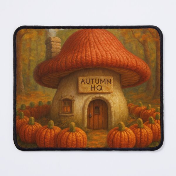 Item preview, Mushroom HQ - Cottagecore Command Center designed and sold by TONSNAP.