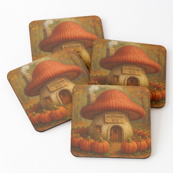 Item preview, Mushroom HQ - Cottagecore Command Center designed and sold by TONSNAP.
