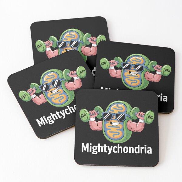 Item preview, Mightychondria, funny science and biology pun designed and sold by NoetherSym.