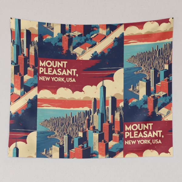 Item preview, Mount pleasant New York 1950s USA Vintage Travel Tourism designed and sold by TravelersGems.