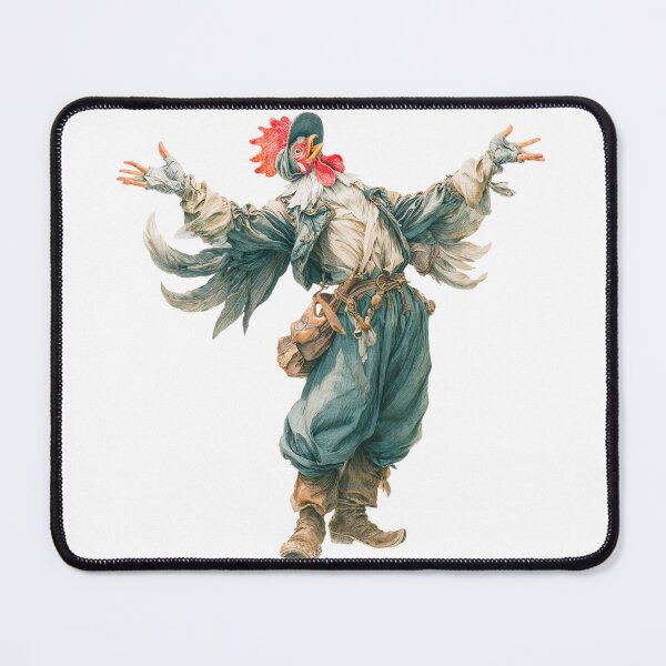 Item preview, Rooster Dressed as Renaissance Adventurer designed and sold by Anastasiia Yurevych.