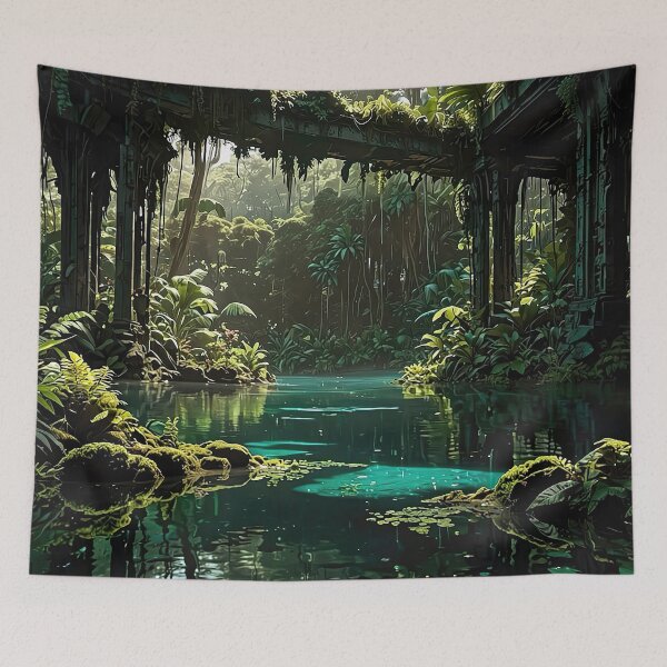 Item preview, The Pond of Forgotten Ruins designed and sold by PixelParadies.