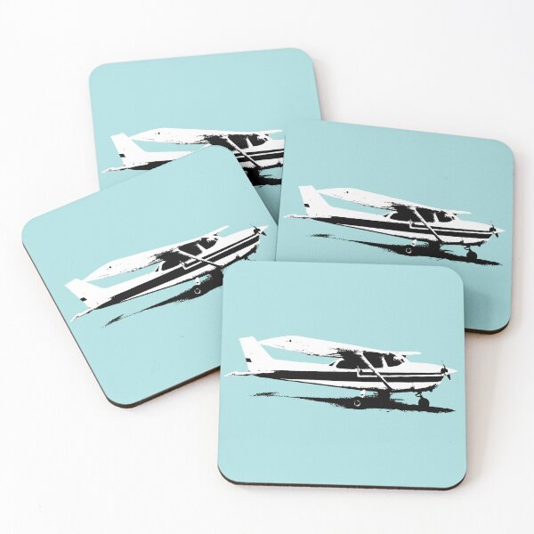 Item preview, Classic high wing light aircraft black and white designed and sold by soitwouldseem.