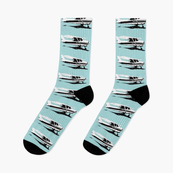 Item preview, Classic high wing light aircraft black and white designed and sold by soitwouldseem.