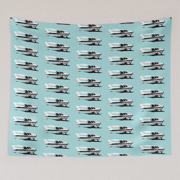 Item preview, Classic high wing light aircraft black and white designed and sold by soitwouldseem.