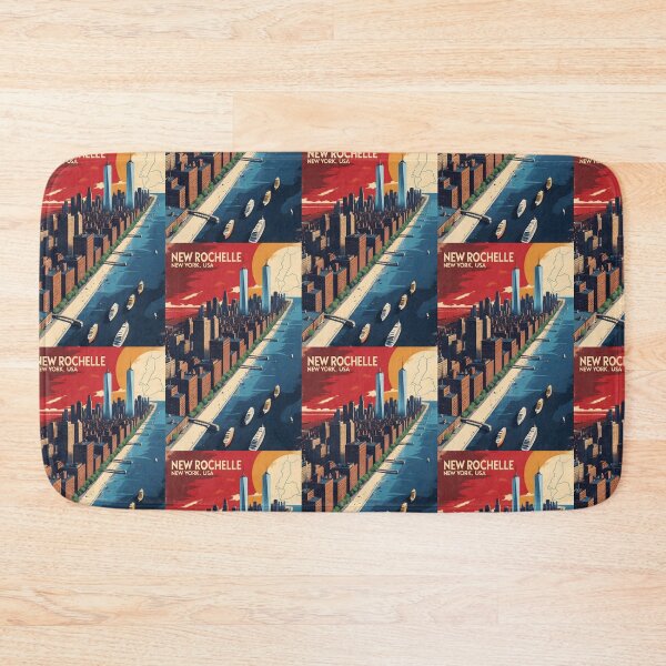 Item preview, New Rochelle New York 1950s USA Vintage Travel Tourism designed and sold by TravelersGems.