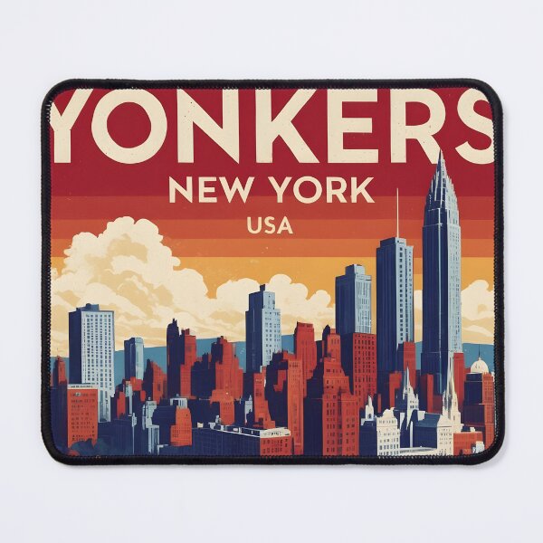 Item preview, Yonkers New York 1950s USA Vintage Travel Tourism designed and sold by TravelersGems.