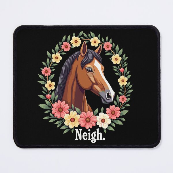Item preview, Neigh Funny Horseback Rider Equestrian Humor Horse Lovers designed and sold by IDesiwork ⭐⭐⭐⭐⭐.