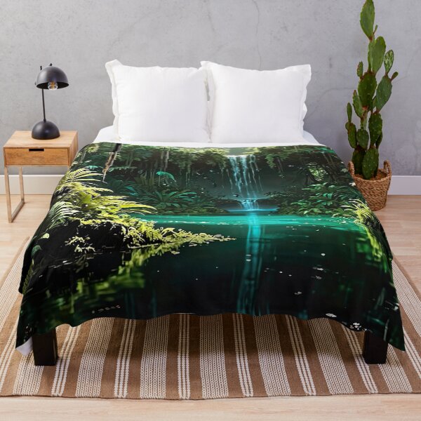 Item preview, The hidden jungle waterfall designed and sold by PixelParadies.