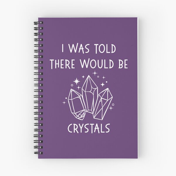 Item preview, I Was Told There Would Be Crystals Pagan Wiccan Cheeky Witch® designed and sold by cheekywitch.