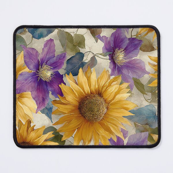 Item preview, Sunflowers Clematis designed and sold by Tina Veenstra.