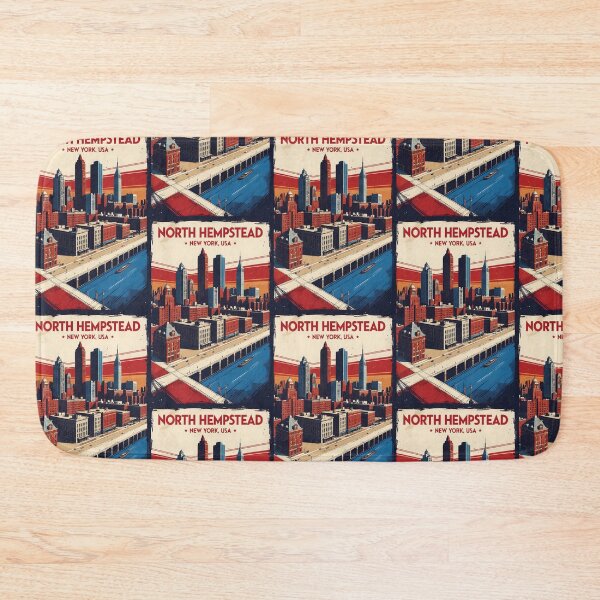 Item preview, North Hempstead New York 1950s USA Vintage Travel Tourism designed and sold by TravelersGems.