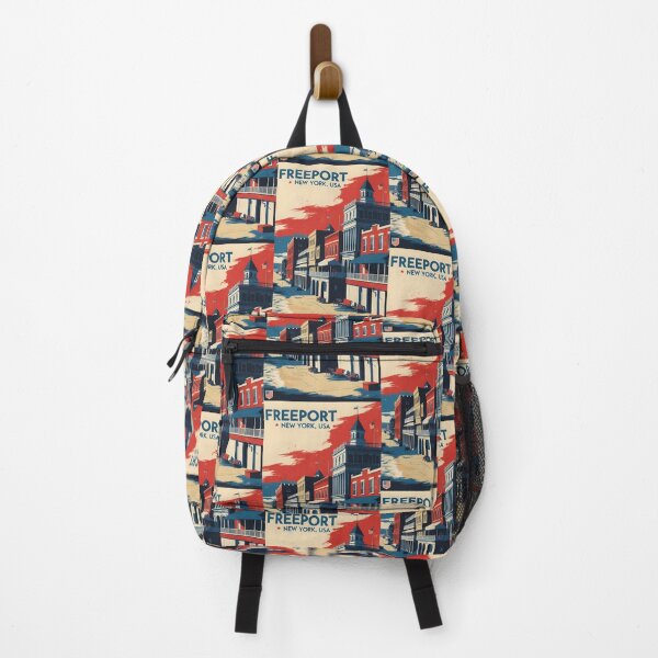 Item preview, Freeport New York 1950s USA Vintage Travel Tourism designed and sold by TravelersGems.